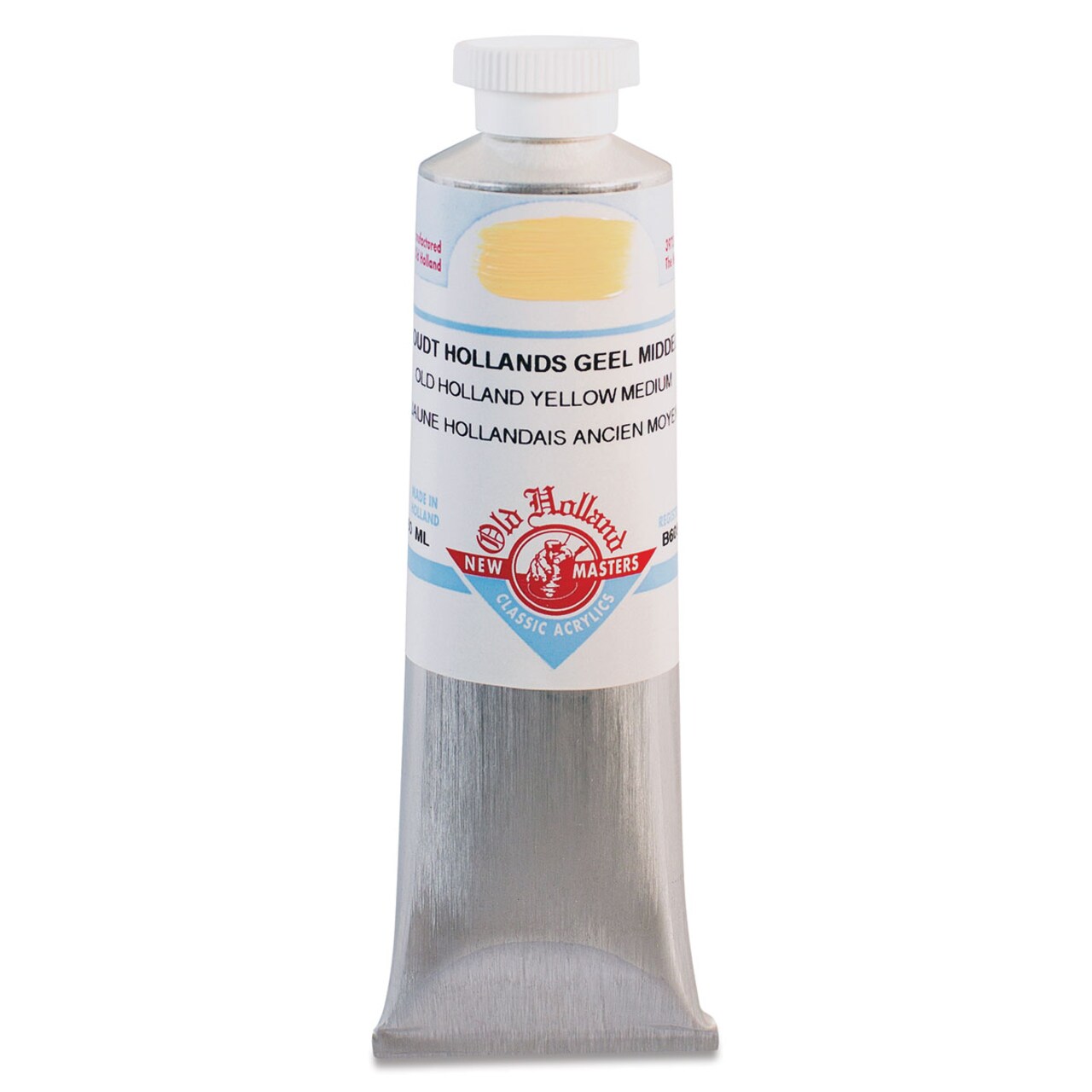Old Holland New Masters Classic Acrylics - Old Holland Yellow Medium. 60 ml tube